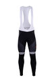 BONAVELO Pantaloni de ciclism lungi cu bretele - TREK 2019 SUMMER - negru