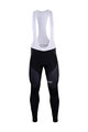 BONAVELO Pantaloni de ciclism lungi cu bretele - MOVISTAR 2019 WINTER - negru