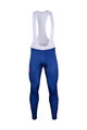 BONAVELO Pantaloni de ciclism lungi cu bretele - QUICKSTEP 2019 WNT - albastru