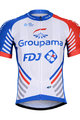 BONAVELO Tricou de ciclism cu mânecă scurtă - GROUPAMA FDJ 2019 - alb