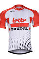BONAVELO Tricou de ciclism cu mânecă scurtă - LOTTO SOUDAL 2019 - alb