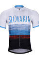 BONAVELO Tricou de ciclism cu mânecă scurtă - SLOVAKIA 2019 - negru/alb