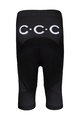 BONAVELO Pantaloni scurți de ciclism fără bretele - CCC 2020 KIDS - negru