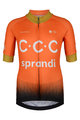 BONAVELO Tricou de ciclism cu mânecă scurtă - CCC 2020 KIDS - portocaliu