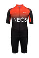 BONAVELO Tricoul și pantaloni scurți de ciclism - INEOS 2020 KIDS - roșu/negru
