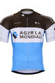 BONAVELO Tricou de ciclism cu mânecă scurtă - AG2R 2020 - alb/albastru/maro