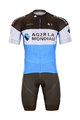 BONAVELO Tricoul și pantaloni scurți de ciclism - AG2R 2020 - alb/albastru/maro