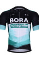 BONAVELO Tricou de ciclism cu mânecă scurtă - BORA 2020 - alb/negru/verde