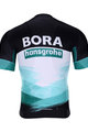 BONAVELO Tricou de ciclism cu mânecă scurtă - BORA 2020 - alb/negru/verde