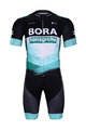 BONAVELO Tricoul și pantaloni scurți de ciclism - BORA 2020 - negru/verde/alb