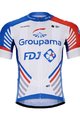BONAVELO Tricou de ciclism cu mânecă scurtă - GROUPAMA FDJ 2020 - roșu/albastru/alb