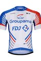 BONAVELO Tricou de ciclism cu mânecă scurtă - GROUPAMA FDJ 2020 - roșu/albastru/alb