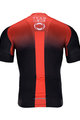 BONAVELO Tricou de ciclism cu mânecă scurtă - INEOS 2020 - negru/roșu