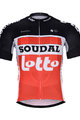 BONAVELO Tricou de ciclism cu mânecă scurtă - LOTTO SOUDAL 2020 - negru/roșu