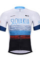 BONAVELO Tricoul și pantaloni scurți de ciclism - SLOVAKIA - alb/roșu/negru/albastru