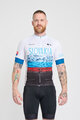 BONAVELO Tricou de ciclism cu mânecă scurtă - SLOVAKIA - alb/roșu/albastru/negru