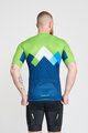 BONAVELO Tricou de ciclism cu mânecă scurtă - SLOVENIA - albastru/verde