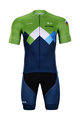 BONAVELO Tricoul și pantaloni scurți de ciclism - SLOVENIA - albastru/verde