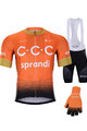 BONAVELO Mega set de ciclism - CCC 2020 - negru/portocaliu