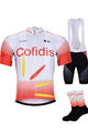 BONAVELO Mega set de ciclism - COFIDIS 2020 - negru/alb/roșu
