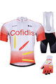 BONAVELO Mega set de ciclism - COFIDIS 2020 - alb/roșu
