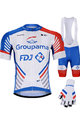 BONAVELO Mega set de ciclism - GROUPAMA FDJ 2020 - albastru/alb
