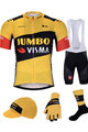 BONAVELO Mega set de ciclism - JUMBO-VISMA 2020 - negru/galben