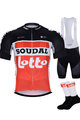 BONAVELO Mega set de ciclism - LOTTO SOUDAL 2020 - roșu/alb/negru