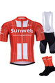 BONAVELO Mega set de ciclism - SUNWEB  2020 - negru/roșu