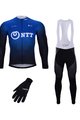 BONAVELO Mega set de ciclism - NTT 2020 WNT - albastru/negru