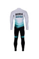 BONAVELO Tricou și pantaloni de iarnă de ciclism - BORA 2021 WINTER - verde/negru/alb