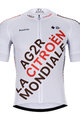 BONAVELO Tricou de ciclism cu mânecă scurtă - AG2R CITROËN 2022  - alb