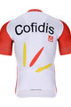 BONAVELO Tricou de ciclism cu mânecă scurtă - COFIDIS 2021 - alb/roșu