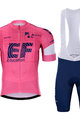 BONAVELO Tricoul și pantaloni scurți de ciclism - EDUCATION-NIPPO 2021 - roz/albastru