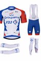 BONAVELO Mega set de ciclism - GROUPAMA FDJ 2021 - alb/albastru/roșu
