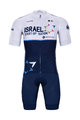BONAVELO Tricoul și pantaloni scurți de ciclism - ISRAEL 2021 - negru/albastru/alb