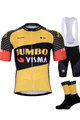 BONAVELO Mega set de ciclism - JUMBO-VISMA 2022 - negru/galben