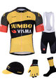 BONAVELO Mega set de ciclism - JUMBO-VISMA 2022 - galben/negru