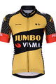 BONAVELO Tricou de ciclism cu mânecă scurtă - JUMBO-VISMA '21 KIDS - galben/negru