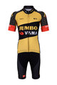 BONAVELO Tricoul și pantaloni scurți de ciclism - JUMBO-VISMA 2021 - negru/galben