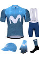 BONAVELO Mega set de ciclism - MOVISTAR 2021 - alb/albastru