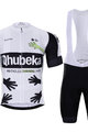 BONAVELO Tricoul și pantaloni scurți de ciclism - QHUBEKA ASSOS 2021 - verde deschis/alb