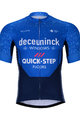 BONAVELO Tricou de ciclism cu mânecă scurtă - QUICKSTEP 2021 - albastru/alb