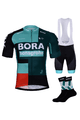 BONAVELO Mega set de ciclism - BORA 2022 - negru/verde