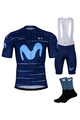 BONAVELO Mega set de ciclism - MOVISTAR 2022 - negru/albastru