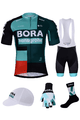 BONAVELO Mega set de ciclism - BORA 2022 - alb/verde/negru