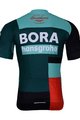 BONAVELO Tricou de ciclism cu mânecă scurtă - BORA 2022 - negru/roșu/verde