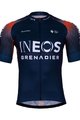 BONAVELO Tricou de ciclism cu mânecă scurtă - INEOS GRENADIERS '22 - albastru/roșu
