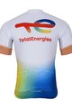 BONAVELO Tricou de ciclism cu mânecă scurtă - TOTAL ENERGIES 2023 - galben/albastru/roșu/alb