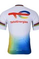 BONAVELO Tricou de ciclism cu mânecă scurtă - TOTAL ENERGIES 2023 - galben/albastru/roșu/alb